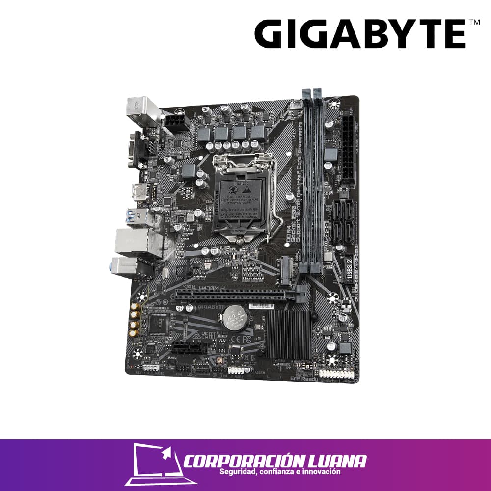 Imagen de MOTHERBOARD GIGABYTE H470M H ( H470M-H ) DDR4 | LGA1200