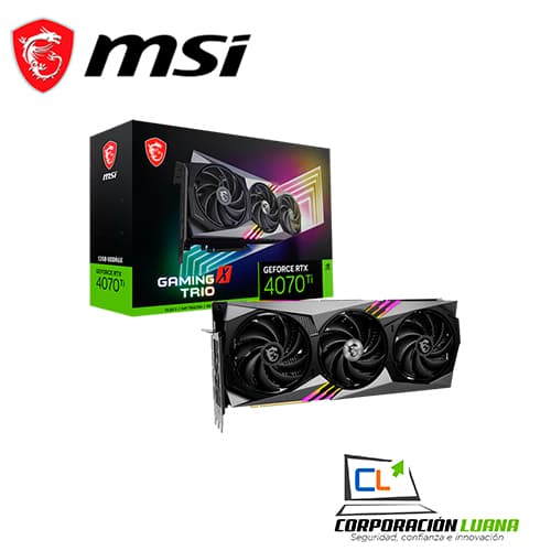 Imagen de TARJETA DE VIDEO MSI GEFORCE RTX 4070 TI GAMING XTRIO 12G, 12GB GDDR6X, PCI-E 4.0 VD12MSRTX4070T3