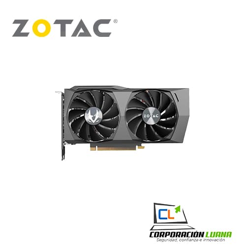 Imagen de TARJETA DE VIDEO ZOTAC RTX 3060 TWIN EDGE ( 9288-FN630-201Z8 ) 8GB | X2 FAN | GDDR6 - 128 BIT | 3 DP - 1 HDMI