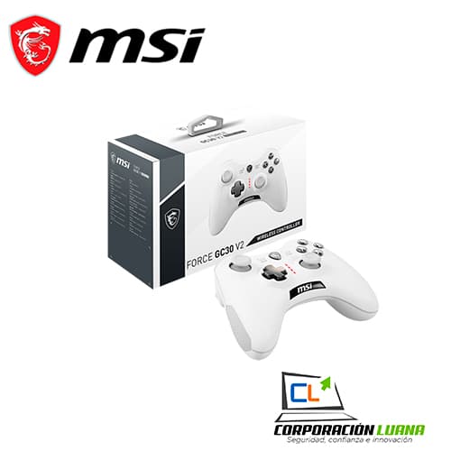 Foto del producto MANDO INALAMBRICO MSI FORCE ( GC30 V2 ) BLANCO | CABLE 2M | 8 HORAS USO | WIN10 - ANDROID