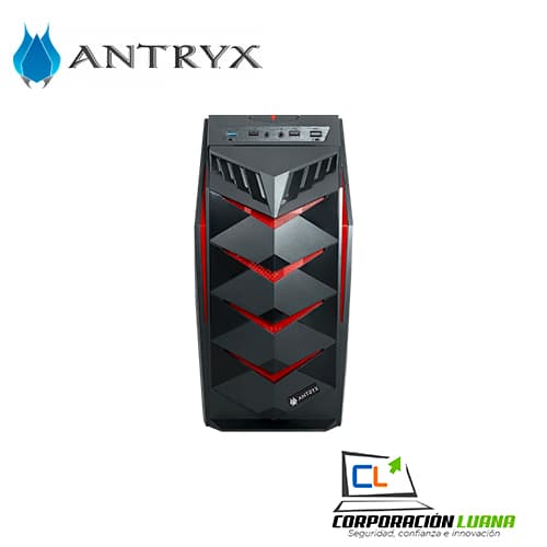 Imagen de CASE ANTRYX ELEGANT 650 ( AC-E650-350CP ) C/FUENTE 350W REAL | USB3.0