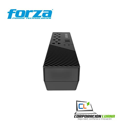 Foto del producto ESTABILIZADOR FORZA 4 TOMAS ( FVR-1012USB ) 1000VA | 2 USB