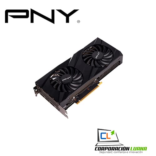 Imagen de TARJETA DE VIDEO PNY GEFORCE RTX 3060 VERTO ( VCG30608DFBPB1 ) 8GB - GDDR6 | 2 FANES