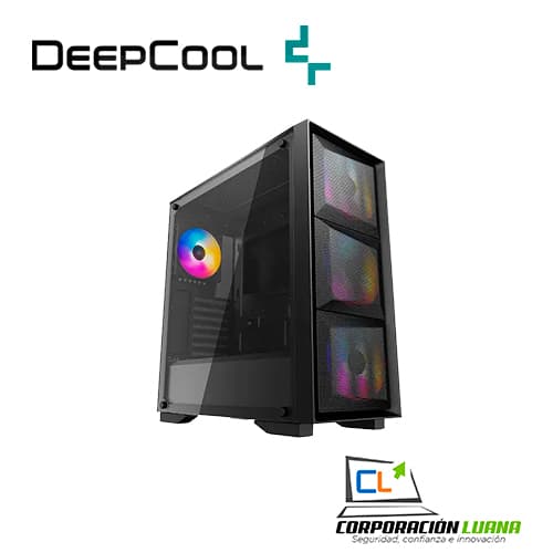 Foto del producto CASE DEEP COOL MATREXX 50 4FS MESH ( DP-ATX-MATREXX50-MESH-4FS ) S/ FUENTE | NEGRO | 1 PANEL