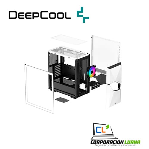 Imagen de CASE DEEP COOL CYCLOPS BK ( R-WHAAE1-C-1 ) S/FUENTE | BLANCO