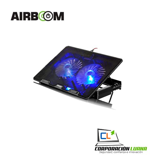 Imagen de COOLER PARA LAPTOP AIRBOOM POLARIS 2 FAN ( AB 003 )