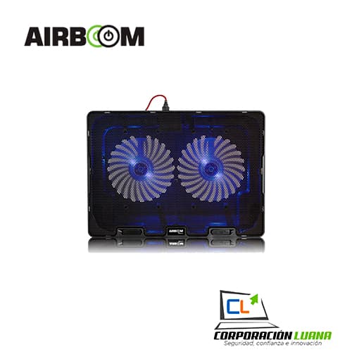 Imagen de COOLER PARA LAPTOP AIRBOOM POLARIS 2 FAN ( AB 003 )