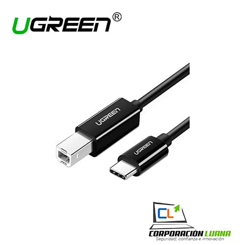 CABLE USB C TO TYPE B PRINTER SCANNER 480MBPS 50446 UGREEN