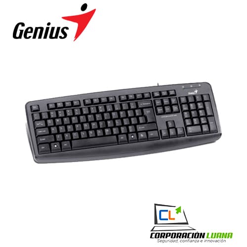 Imagen de TECLADO GENIUS KB-100X ( 31310049401 ) NEGRO | USB | MULTIMEDIA