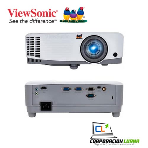 Imagen de PROYECTOR VIEWSONIC ( PA503S ) 800X600 - 3800 LUMENES | VGA - HDMI - RCA