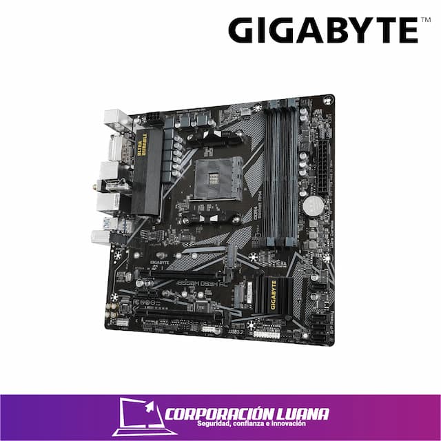 MOTHERBOARD GIGABYTE B550M DS3H AC  ( B550M-DS3H-AC ) AM4 | DDR4