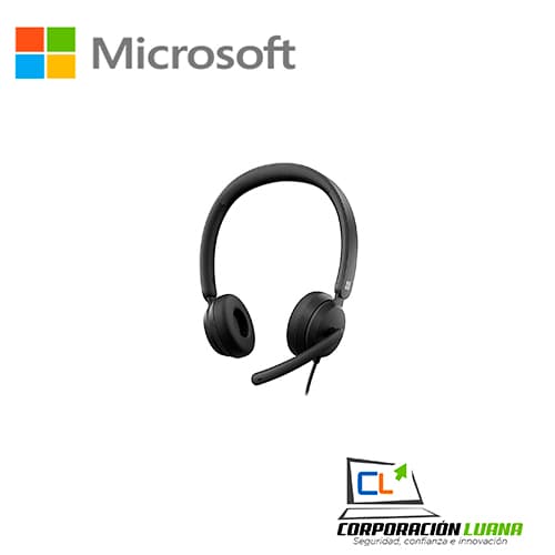 Imagen de AUDIFONOS MICROSOFT MODERN USB HEADSET 1989 ( 6ID-00012 ) USB