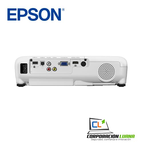 Imagen de PROYECTOR EPSON POWERLITE W52+ ( V11HA02021 ) 4000 LUMENES | 1280X800 PX | 210W UHE