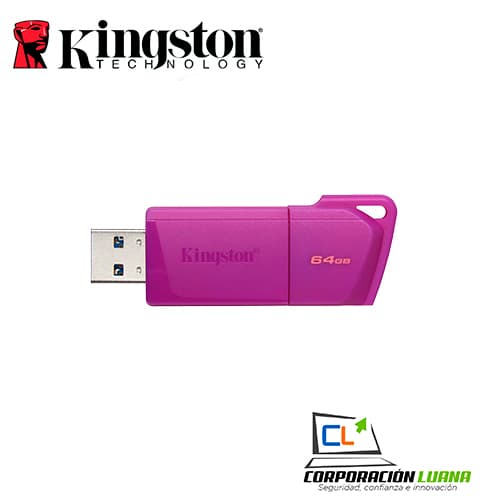 Imagen de MEMORIA USB KINGSTON DT EXODIA NEON 64GB ( KC-U2L64-7LP ) MORADO | USB3.2