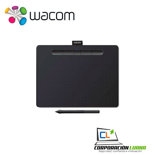 Imagen de TABLETA GRAFICA WACOM INTUOS M BLUETOOTH BLACK CTL6100WLK0