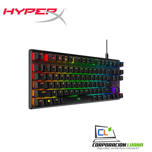 TECLADO MECANICO HYPERX ALLOY ORIGINS CORE ( 4P5P2AA#ABA ) GAMING SWITCH BLUE