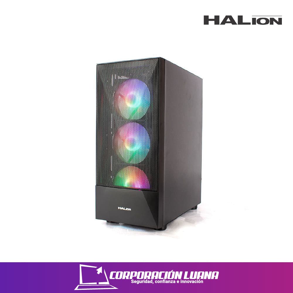 Imagen de CASE HALION POLARIS ( CR13 ) C/FUENTE 500W | X4 FAN - LED RGB