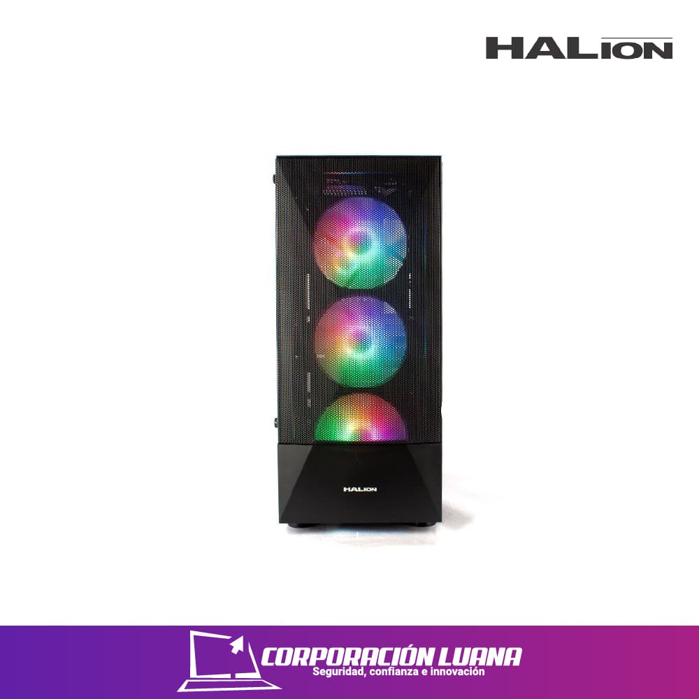 Imagen de CASE HALION POLARIS ( CR13 ) C/FUENTE 500W | X4 FAN - LED RGB