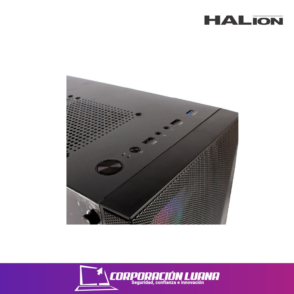 Imagen de CASE HALION POLARIS ( CR13 ) C/FUENTE 500W | X4 FAN - LED RGB