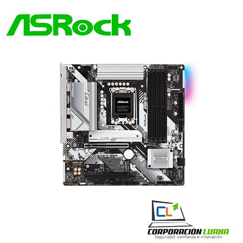 Imagen de MOTHERBOARD ASROCK B760M PRO RS ( 90-MXBLH0-A0UAYZ ) LGA1700 | DDR5