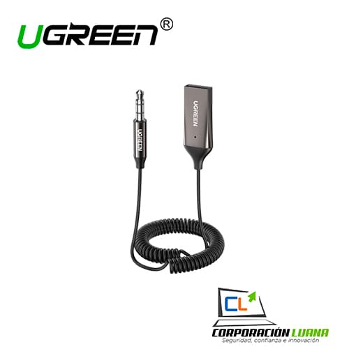 ADAPTADOR BLUETOOTH 5.0 UGREEN ( 70601 ) CAR RECEIVER AUX WITH MICRO