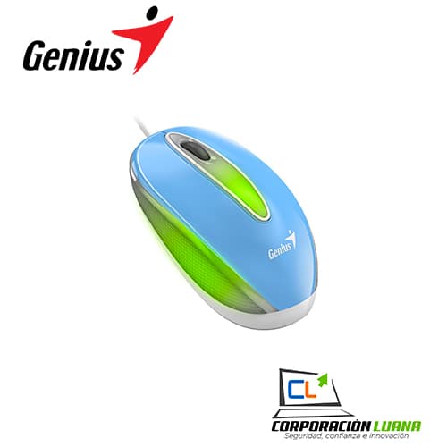 MOUSE GENIUS DX-MINI USB OPTICO RGB BLUE ( 31010025402 )