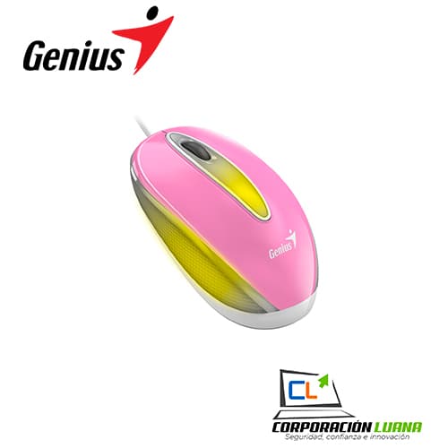 Imagen de MOUSE GENIUS DX-MINI USB OPTICO RGB PINK ( 31010025403 )