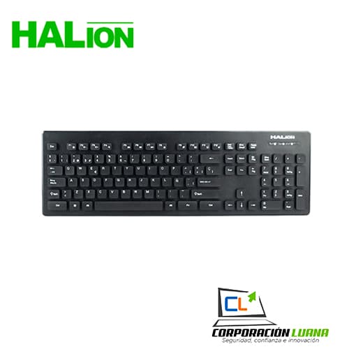 Imagen de TECLADO HALION HA-K116 ( KSUHA116 ) USB