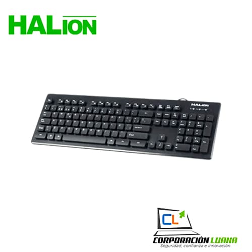 Imagen de TECLADO HALION HA-K116 ( KSUHA116 ) USB