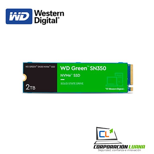 Imagen de SSD WESTERN DIGITAL SN350 2TB ( WDS200T3G0C ) GREEN | NVME