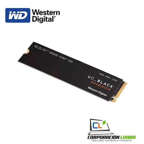 Imagen de SSD WESTERM DIGITAL SN850X 2TB ( WDS200T2X0E-00BCA0 ) BLACK | NVME