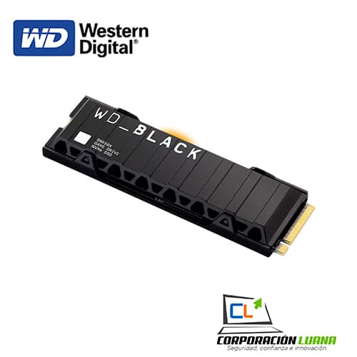 Imagen de SSD WESTERN DIGITAL SN850X 2TB ( WDS200T2XHE-00BCA0 ) BLACK | NVME | C/DISIPADOR