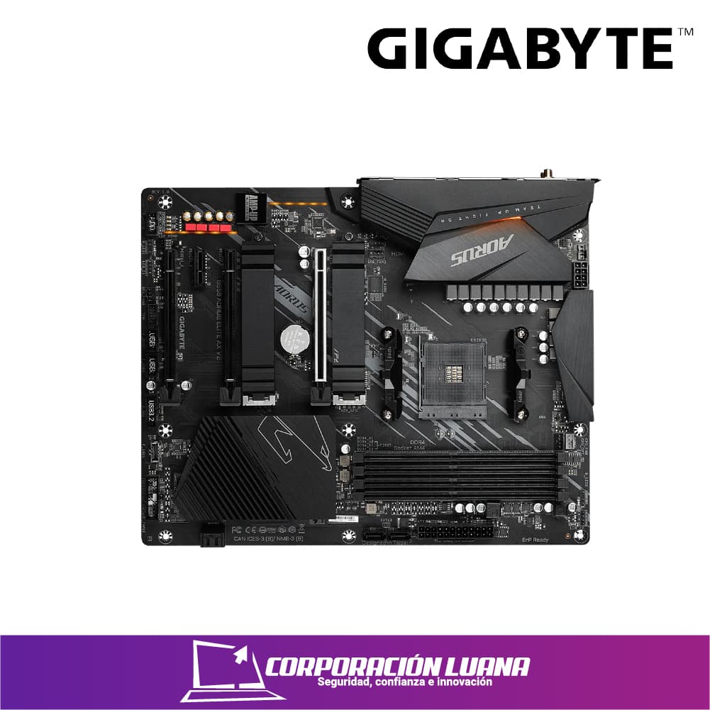 Imagen de MOTHERBOARD GIGABYTE B550 AORUS ELITE AX V2 ( B550 AORUS ELITE AX V2 ) DDR4 | AM4