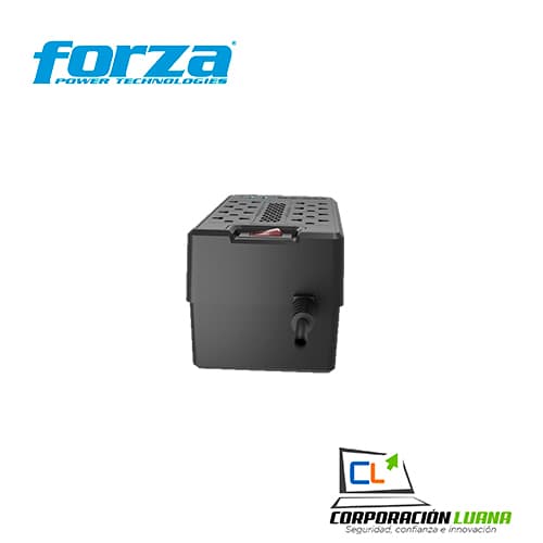 Imagen de ESTABILIZADOR FORZA 8 TOMAS ( FVR-1222 USB ) 1200VA - 600W | NEGRO