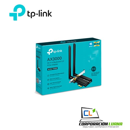 ADAPTADOR TP-LINK AX3000 ( TL-ARCHER-TX50E ) WIFI 6 | BT 5.0