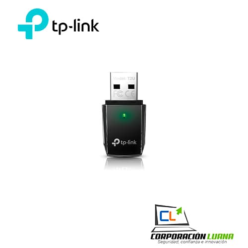 Imagen de ADAPTADOR INALAMBRICO TP-LINK AC600 DUAL BAND ( ARCHER T2U ) V3.0 MINI | 200 MBPS | 433 MBPS