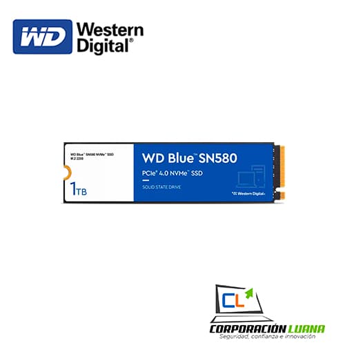 SSD WESTERN DIGITAL SN580 1TB ( WDS100T3B0E ) NVME M.2 | BLUE