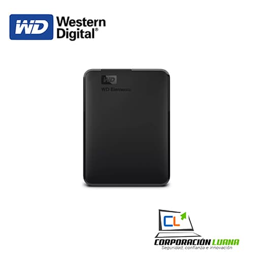DISCO DURO EXTERNO WESTERN DIGITAL ELEMENTS 5TB ( WDBU6Y0050BBK-WESN ) USB