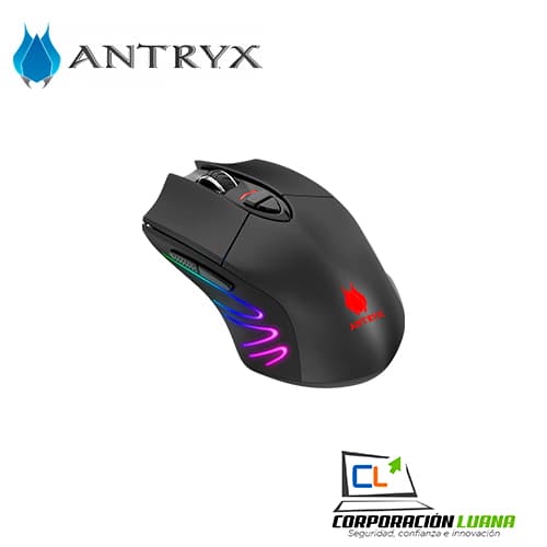 Imagen de MOUSE GAMER ANTRYX SCORPIO II CHROME STORM ( AGM-CS5500WK ) INALAMBRICO | LED REGB