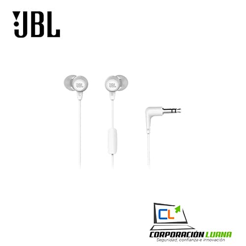 AUDIFONOS JBL PURE BASS SOUND ( C50HI ) BLANCO | JACK 3.5 MM