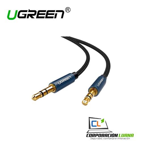 Foto del producto CABLE 3.5MM M/M UGREEN ( 10687 ) ALUMINIO 2M