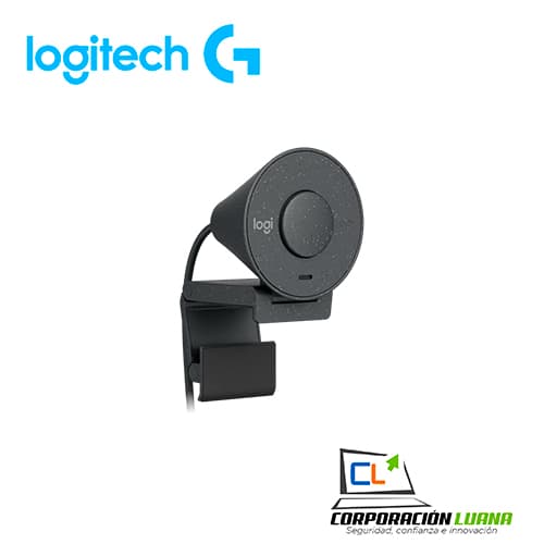 Imagen de CAMARA WEB LOGITECH BRIO 300 ( 960-001413 ) FHD | USB-C | NEGRO