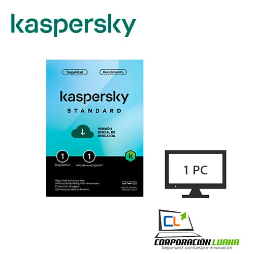 ANTIVIRUS KASPERKY STANDARD ( BLISTER ) 1PC