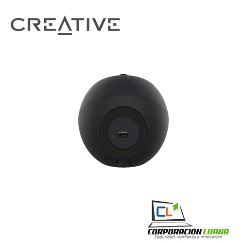 Imagen de PARLANTE CREATIVE PEBBLE V2 ( 51MF1695AA000 ) NEGRO | 2.0 | 8W | USB C 3.5MM