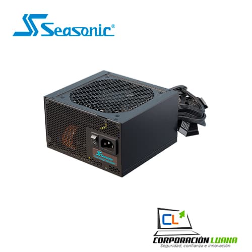 Imagen de FUENTE DE PODER SEASONIC 750W ( G12-750GC ) GOLD | NO MODULAR