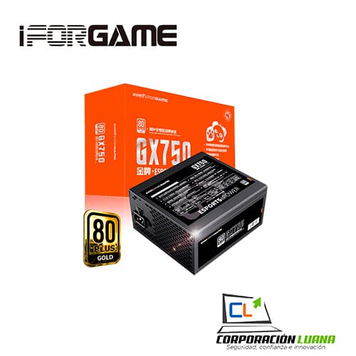 Foto del producto FUENTE DE PODER IFORGAME 750W ( GX750 ) GOLD