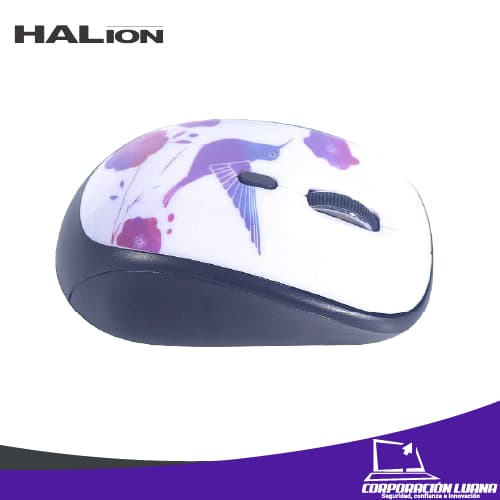 Imagen de MOUSE INALAMBRICO HALION ( HA-M851W ) COLIBRI