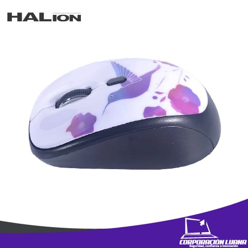 Imagen de MOUSE INALAMBRICO HALION ( HA-M851W ) COLIBRI
