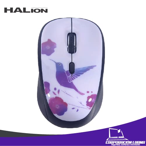 MOUSE INALAMBRICO HALION ( HA-M851W ) COLIBRI
