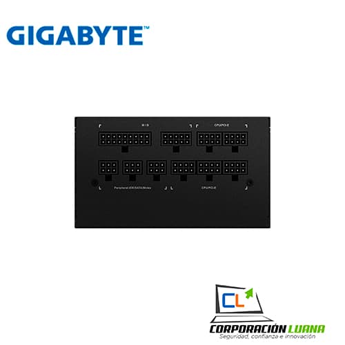 Imagen de FUENTE GIGABYTE GP-UD750GM 750W 80 PLUS GOLD FULL MODULAR (PN:GP-UD750GM)